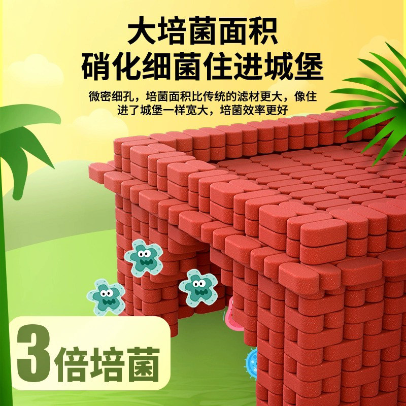 鱼缸过滤材料麦饭石陶瓷环水族箱底滤硝化细菌屋净水培菌专用滤材,淘宝优惠券,粉丝福利购,淘宝优惠卷