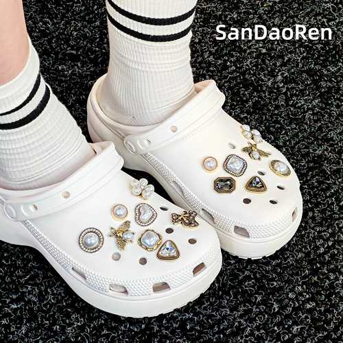 Crocs, туфли, аксессуар, пряжка для обуви, металлические кроксы