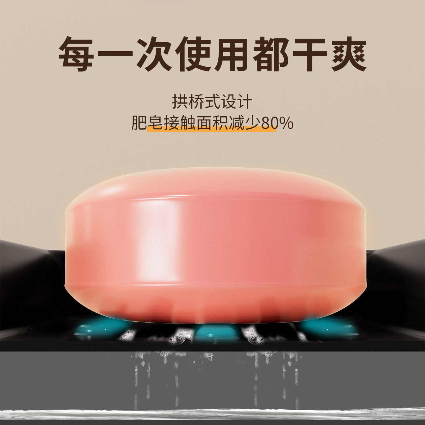 2025新款家用肥皂盒壁挂式免打孔中古风高级感轻奢卫生间香皂盒,淘宝优惠券,粉丝福利购,淘宝优惠卷