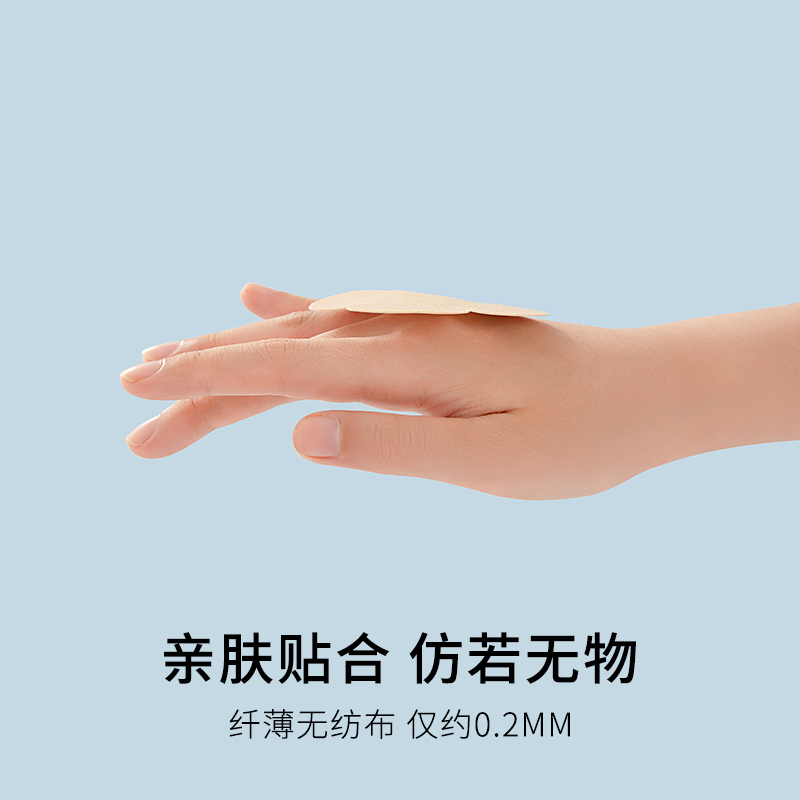 一次性乳贴防凸点夏季隐形薄款防过敏胸贴女睡衣用衣服防走光贴 - 图1