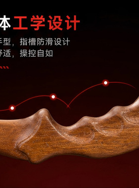 金丝檀木爪子刀CSGO周边雕刻文玩手把件儿童三角洲玩具刀木刀跨境