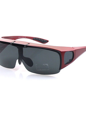 近视偏光套镜防风镜近视太阳镜可罩近视眼镜可上翻防夹片墨镜男女