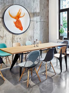 瑞士Vitra 伊姆斯椅子坐垫版 Eames dsw创意设计进口欧式