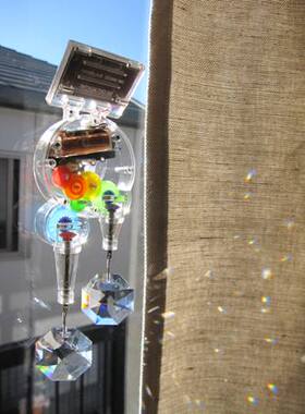 Kikkerland Rainbow Maker 太陽能彩虹點制造器 (雙星吊坠)