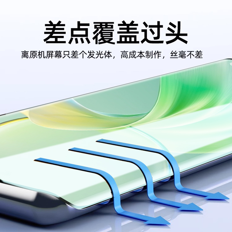 适用vivoy100手机膜y100陶瓷钢化膜vivo丫78+全胶y200无尘仓y78十新款全屏viviy78曲面曲屏vivoy200保护贴膜-图2