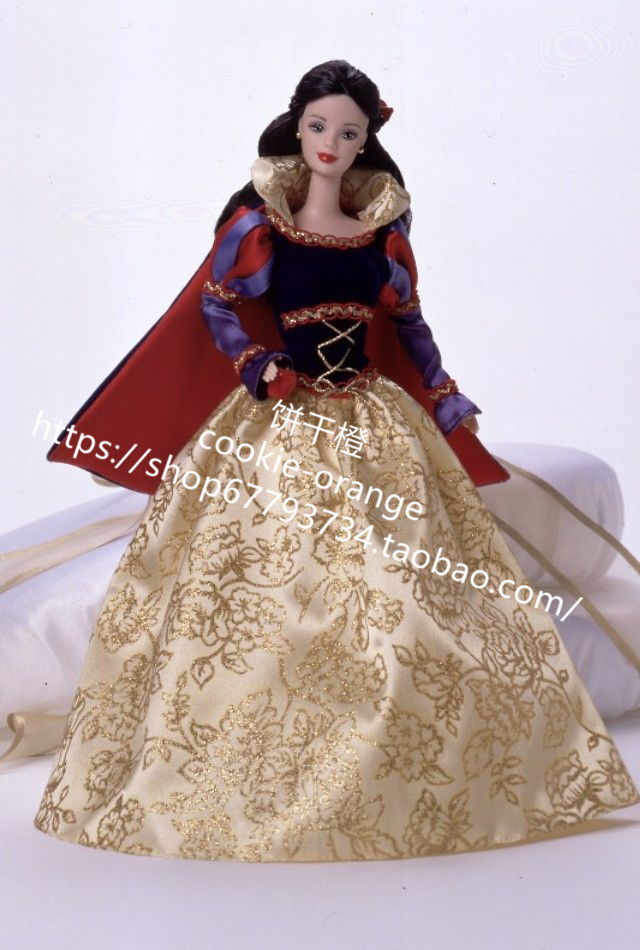 发 Barbie Snow White 1998 正品绝版白雪公主芭比娃娃