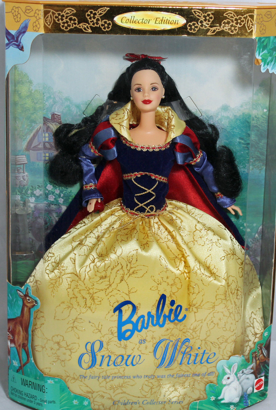 发 Barbie Snow White 1998 正品绝版白雪公主芭比娃娃