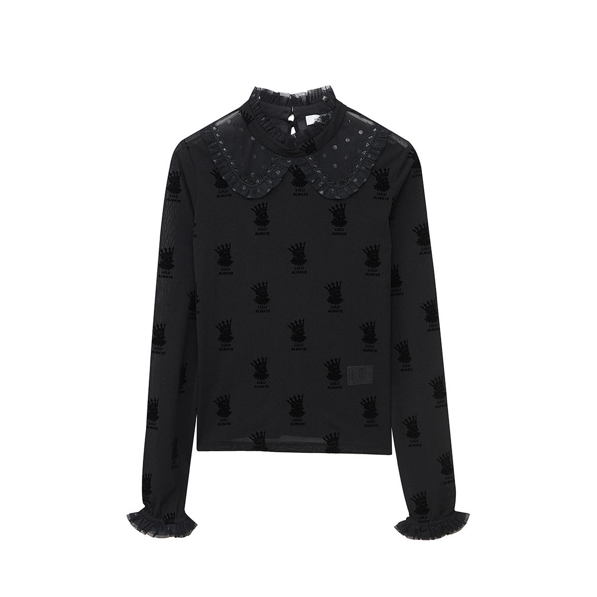  LULUALWAYS蕾丝衫/雪纺衫