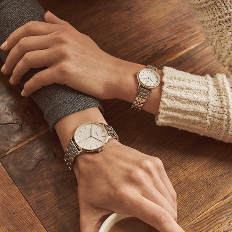fossil watch couple