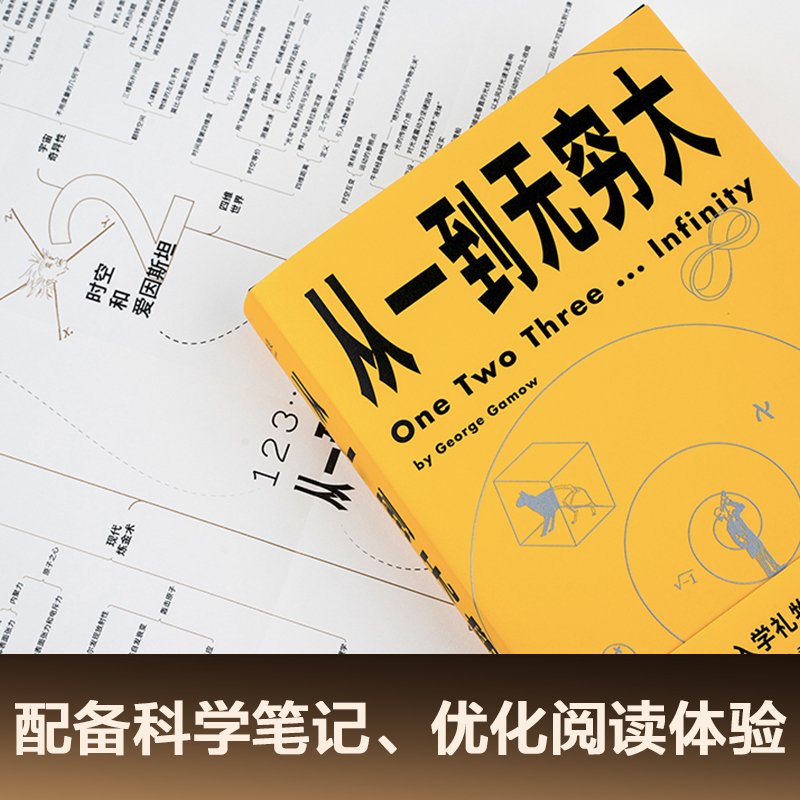 从一到无穷大 乔治·伽莫夫 从一粒原子到无穷宇宙 128幅作者手绘 清华新生礼物 物理科普读物 相对论 天文学 数学 果麦出品 - 图1