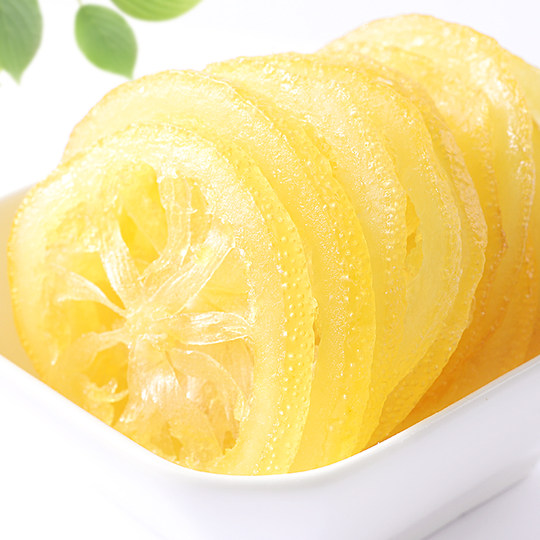 Fresh gravity ready-to-eat lemon slices 10 bags*16g soaked in water