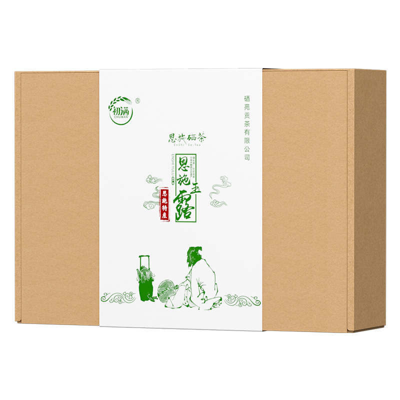 克富硒茶旗舰店 500 年新茶叶一级送礼盒装 2020 湖北恩施玉露茶绿茶 克富硒茶旗舰店 500 年新茶叶一级送礼盒装 2020 湖北恩施玉露茶绿茶
