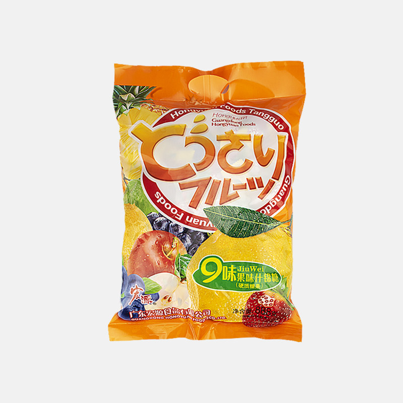 宏源什锦糖888g混合硬糖5斤礼包 谦益食品糖果