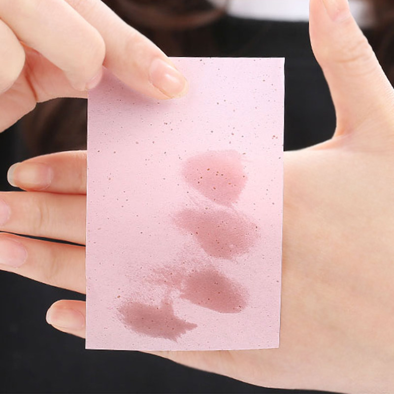 300片女控油学生清洁面纸吸油纸 黑旦居家日用吸油纸/膜