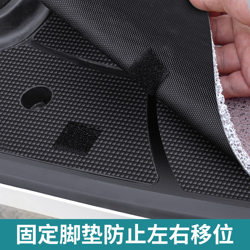 适用于雅迪爱玛电动车脚踏垫摩托车脚垫电瓶车脚踩垫踏板防水垫子 - 图1