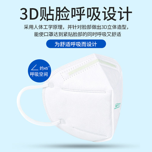 保为康防尘口罩9600一次性kn90工业粉尘重度打磨夏季透气官方正品 - 图2