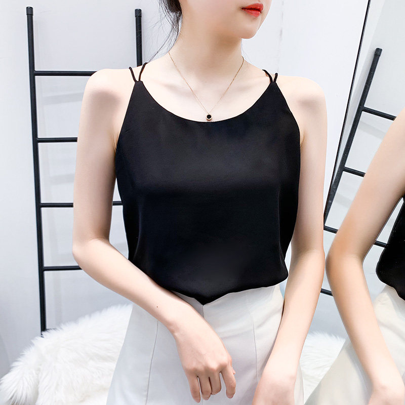 2020夏季新款纯色外穿吊带打底衫 韩伊格背心吊带