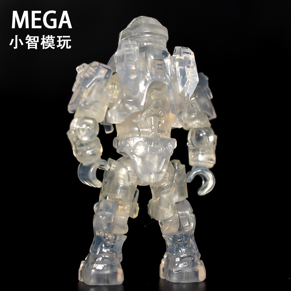 Mega bloks美家宝斯巴达士官长陆战队可动人仔 - 图2