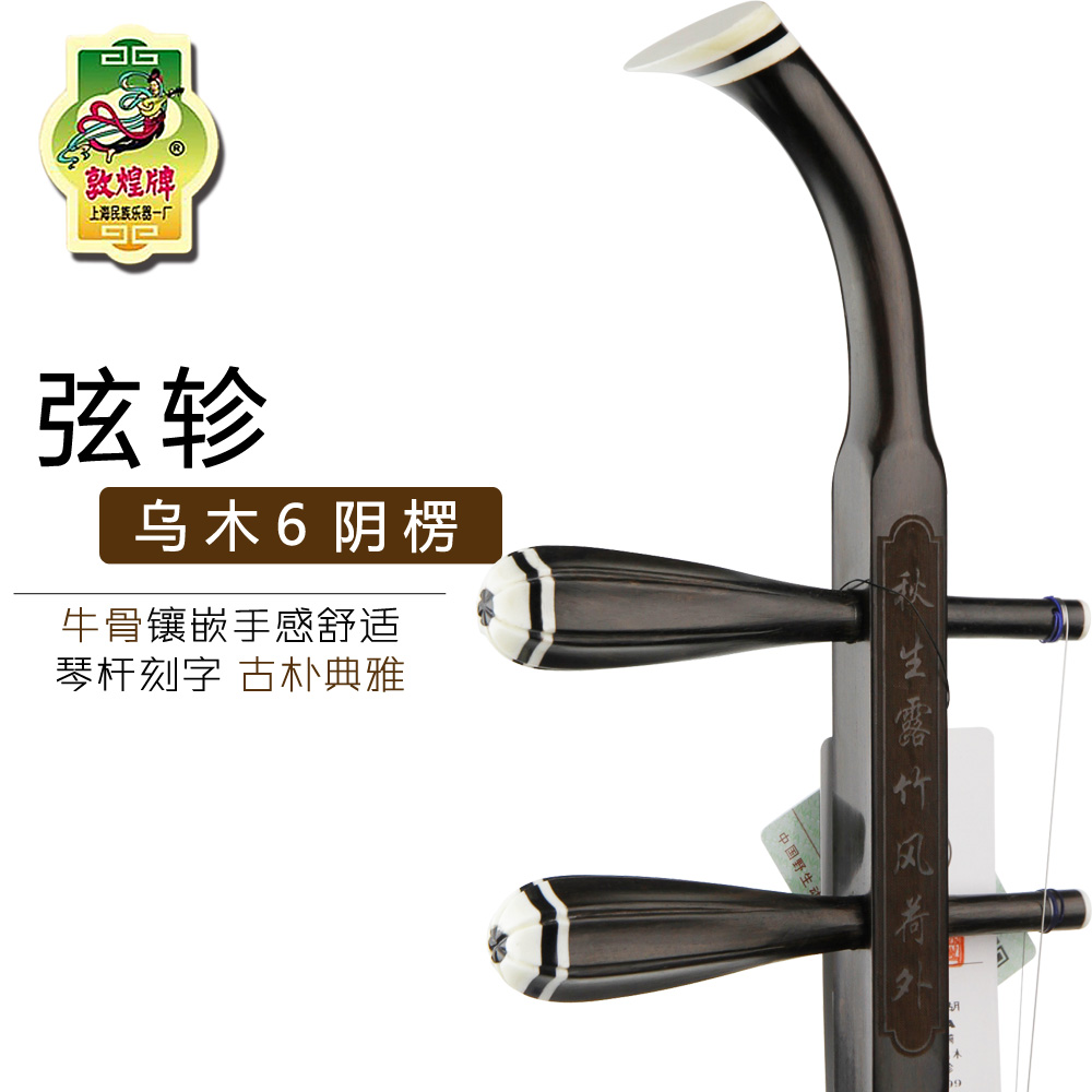 扬州州际乐器专营店敦煌二胡08A 专业一级乌木木轸正品儿童成人初学考级敦煌牌乐器2