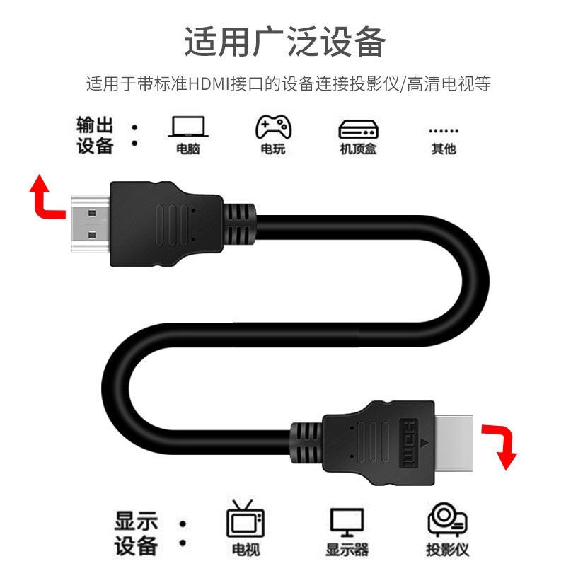 适用switch高清HDMI连接线ns视频线xbox主机ps电视显示器 - 图1