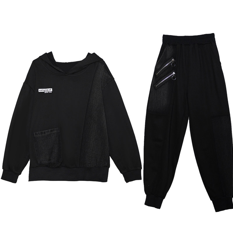 冬季新款天鹅绒卫衣长裤连帽大码女装加绒加厚抗冻女士休闲两件套,淘宝优惠券,粉丝福利购,淘宝优惠卷