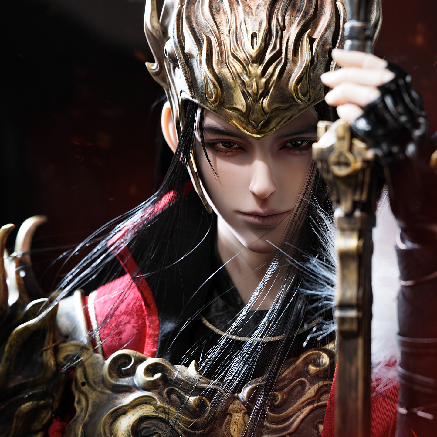 【限时全套】龙魂秦琼 搜神传记裸娃75/77bjd娃娃古风正版男娃 - 图2