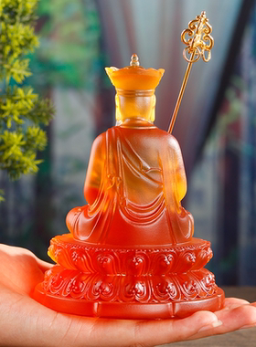 珍悦水琉璃坐姿地藏王佛像