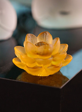 珍悦古法琉璃双鱼礼物摆件