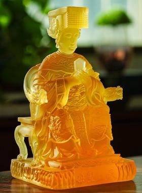 琉璃妈祖娘娘天后桌面摆件