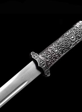唐草小唐横刀一体锰钢刀剑短刀