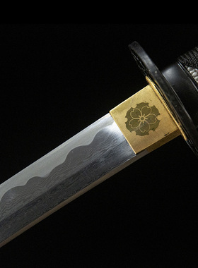 龙泉市花纹钢一体刀长刀日本刀