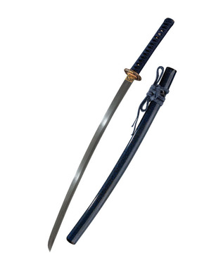 外贸手工大马士革纹日本刀高档