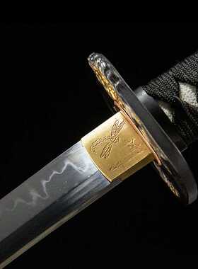 高档手工日本武式刀东洋打刀一体刀剑武士刃居合T10katana未开刃