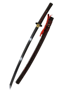 山水打刀T10钢覆土烧刃长刀日本