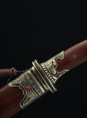 龙泉市刀剑花纹钢手工锻打蒙古