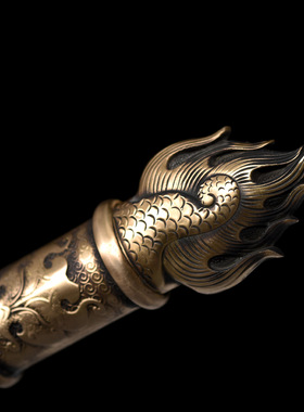 龙泉市刀剑花纹钢一体汉剑八面