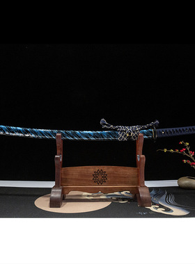 外贸手工雕刻日本刀一体长刀武术