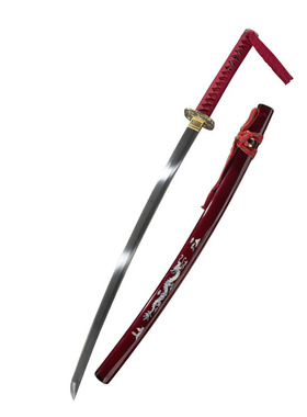 高锰钢刀龙武士刃日本刀打刀一体长刀武式刀高硬度katana未开刃