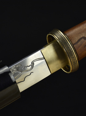 龙泉市刀剑手工锻打一体宝剑日式