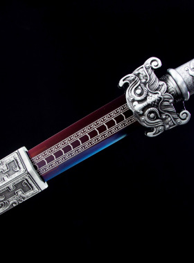 龙泉市刀剑手工锻打龙骨一体春秋