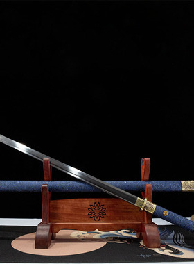 唐横刀锻打一体长刀锰钢刀剑