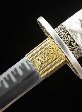 高速钢刀日本刀打刀一体长刀高硬度弯曲回弹武士刃katana未开刃