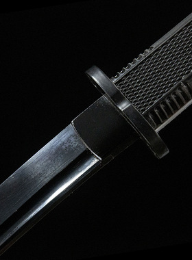 战术黑武士刀日本套装手工锻打