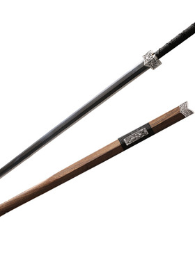 龙泉市镇宅宝剑八面花纹钢汉剑