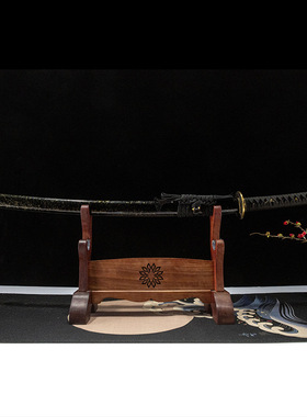 龙泉市一体手工花纹钢日本刀东洋