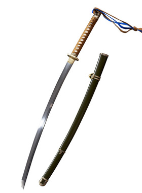龙泉手工日本刀一体长刀冷兵器