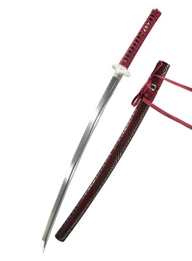 手工一体龙泉刀剑日本刀东洋武士刃长刀居合道练习katana未开刃