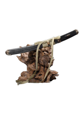 鱼皮短刀T10覆土烧刃胁差外贸