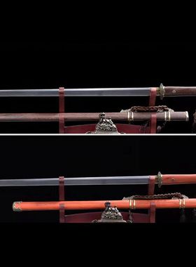 龙泉市刀剑高锰钢简装一体锻打唐