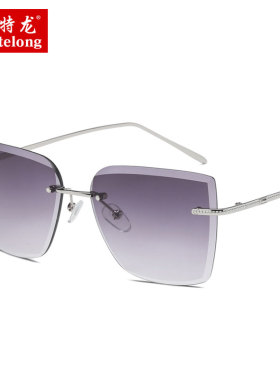 切边不规则女士太阳眼镜